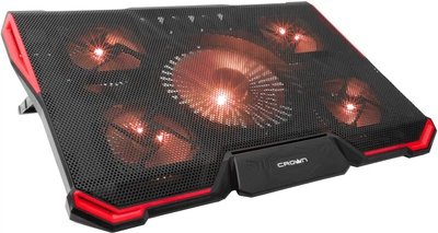 Охлаждающая подставка для ноутбука Crown CMLS-K330 Black/Red