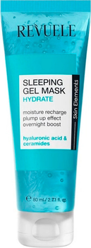 Ночная детокс-маска для лица REVUELE Sleeping Gel Mask Голубая 80 мл (5060565105997)