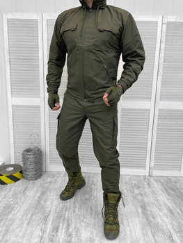 Тактичний військовий костюм Nation ( Китель + Штани ), Камуфляж: Олива, Розмір: M