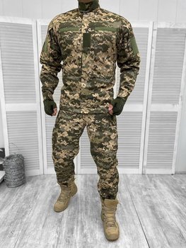 Тактическая военная форма комплект Уставной ГОСТ ( Китель + Штаны ), Камуфляж: Пиксель ВСУ, Размер: S