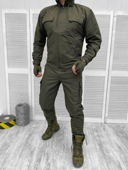Тактичний військовий костюм Nation ( Китель + Штани ), Камуфляж: Олива, Розмір: L