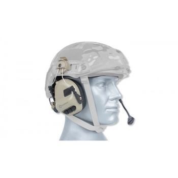 Профессиональные Активные Тактические Наушники Earmor M32 для Шлемов Койот (16381) SP