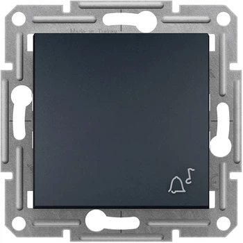 Кнопка Дзвінок Schneider Electric Asfora Антрацит (EPH0800171)