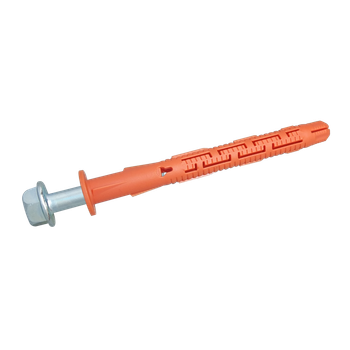 Дюбель з шурупом 10х80 FCA-H з ш/г та фланц. нейлон М Steelfix 5 шт (058525)