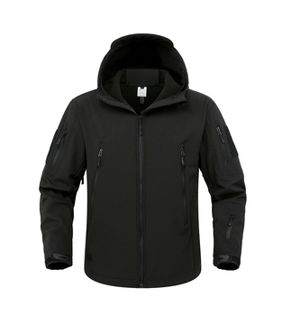 Куртка / вітровка тактична Softshell black (чорний) софтшелл Розмір L