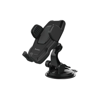 Держатель для телефона автодержатель HOCO CA31 cool run suction cup car holder Black (6957531077602)