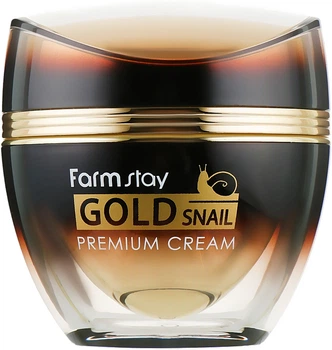 Krem do twarzy FarmStay Gold Snail Premium przeciwstarzeniowy 50 ml (8809480770975)