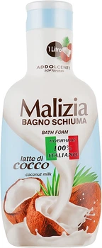 Пена для ванны "Кокос" - Malizia Bath Foam Coconut 1000ml (795528-23390)