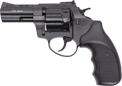 Револьвер под патрон Флобера 4 мм. Stalker 3" Black (стальной барабан)