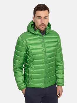 Куртка демисезонная с капюшоном мужская Huppa Stevo 2 17998227-90087 S Зеленая (4741632076150)
