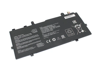 Аккумулятор для ноутбука Asus C21N1714 Vivobook Flip TP401N 7.6V Black 4900mAh OEM