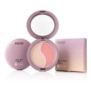 Хайлайтер та рум'яна Paese Nanorevit Glow Duo Effect Blush Highlighter 4.5г 5902627618895