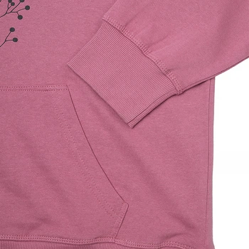 Жіноче Худі JEEP HOODED OVERSIZE SWEATSHIRT Botanical Print Фіолетовий S (O102606-P490 S)
