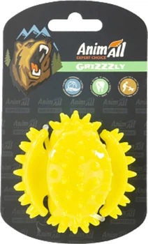 Іграшка мультифункціональна AnimAll 0129 м'яч d-7.5 см PX1017 Жовтий (6914068020129)