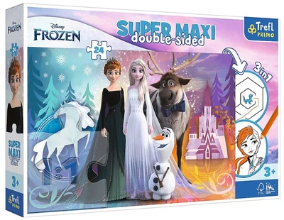 Пазли Trefl СуперМаксі - Крижане серце-2. Веселий світ крижаної країни / Disney Frozen 2, 24 елементи (41000)