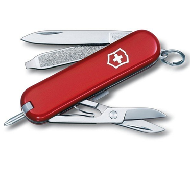 Складной швейцарский Нож-брелок Signature Victorinox 0.6225_Vx06225 7 функций 58 мм красный