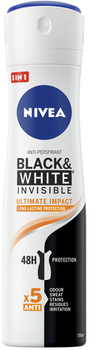 Антиперспирант NIVEA Черное и Белое Невидимый: Ultimate Impact 150 мл (4005900761125/5900017074269/4006000026824)