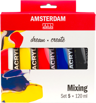 Набір акрилових фарб Amsterdam Standard Mixing Set 17791904 5 x 120 мл Royal Talens (8712079468330)