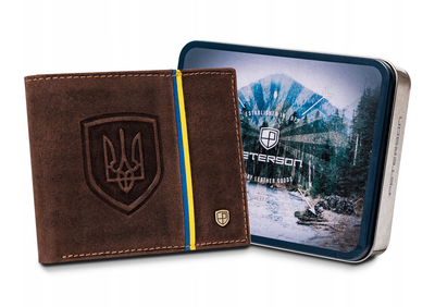 Кошелек мужской PETERSON 1517-P-UA-HUNTER коричневый