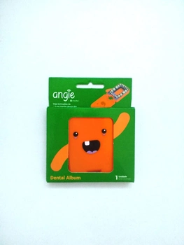 Альбом для молочних зубів Angie Angelus, оранжовий - 1 шт. ( в упаковці)