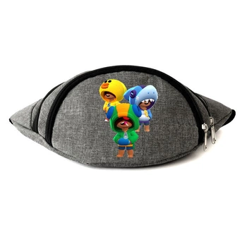 Сумка Бананка на пояс Бравл Старс Brawl Stars (BS-3Heroes-2) Cappuccino Toys