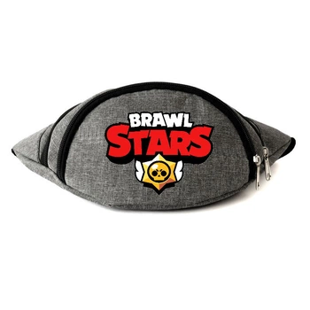 Сумка Бананка на пояс Бравл Старс Brawl Stars (BS-logo) Cappuccino Toys