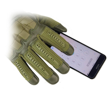 Тактические перчатки полнопалые Gloves FF 3 Оливковый M