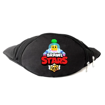 Сумка Бананка на пояс Бравл Старс Brawl Stars Спраут (BS-012) Cappuccino Toys чорна