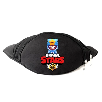 Сумка Бананка на пояс Бравл Старс Brawl Stars Сенді (BS-01) Cappuccino Toys чорна