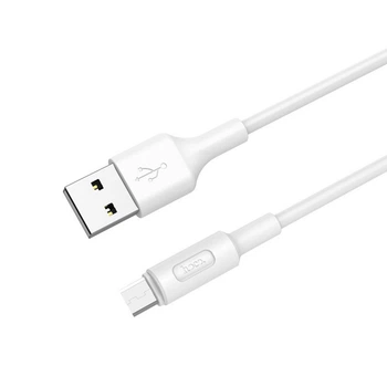 Кабель Hoco X25 Soarer charging data cable for Micro White