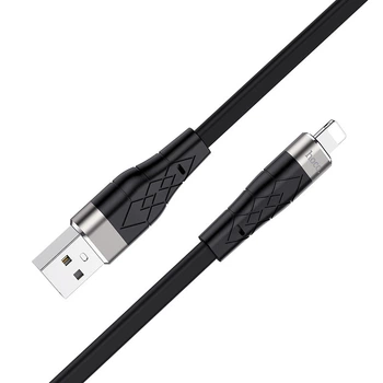 Кабель USB Hoco X53 Angel Lightning Чорний
