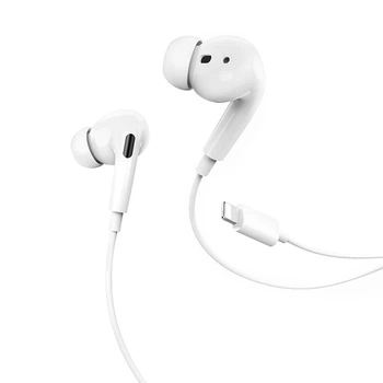 Наушники Hoco M1 Pro Original series earphones for Lightning White