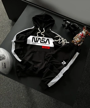 Спортивний костюм чоловічій Nasa S Чорний