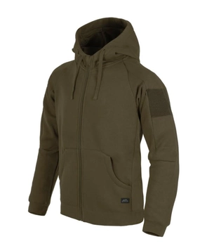 Куртка толстовка (Худі) Urban Tactical Hoodie (Fullzip) Lite Helikon-Tex Green S (Зелений)