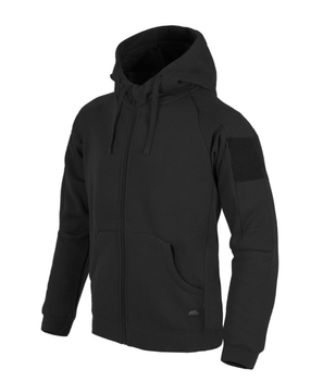 Куртка толстовка (Худи) Urban Tactical Hoodie (Fullzip) Lite Helikon-Tex Black M (Черный) Тактическая мужская