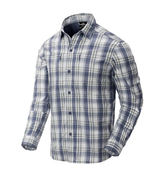 Рубашка (Нейлон) Trip Shirt - Nylon Blend Helikon-Tex Indigo Plaid XS Тактическая мужская