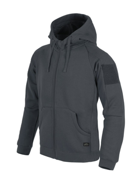 Куртка толстовка (Худи) Urban Tactical Hoodie (Fullzip) Lite Helikon-Tex Grey 2XL Тактическая мужская