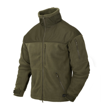 Куртка флисовая Classic Army Jacket - Fleece Helikon-Tex Olive Green M Тактическая