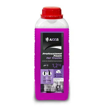 Активная пена для легковых и грузовых автомобилей AXXIS Professional (канистра 1л)