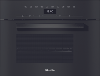 Парова шафа з НВЧ DGM 7440 чорний обсидіан Miele 23744024RU