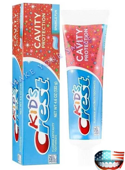 Детская зубная паста с защитой от кариеса Crest Kid's Cavity Protection Sparkle Fun 130 g