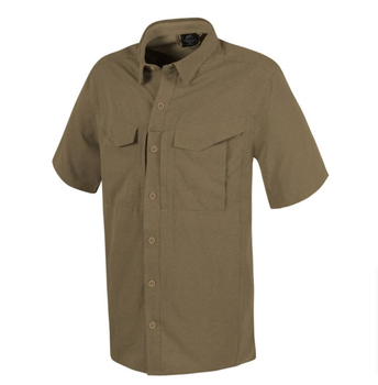 Рубашка Ultralight с коротким рукавом Defender MK2 Ultralight Shirt Short Sleeve Helikon-Tex Silver Mink XXL Тактическая мужская