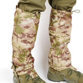 Військові тактичні гамаші від дощу, бруду армійські гетри - дощовики для ніг, гамаші Мультикам (KS443435444)