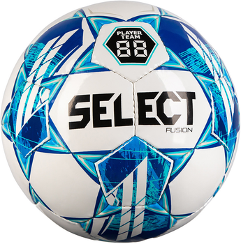 М'яч футбольний Select Fusion 962 Біло-синій №5 (5703543312962)
