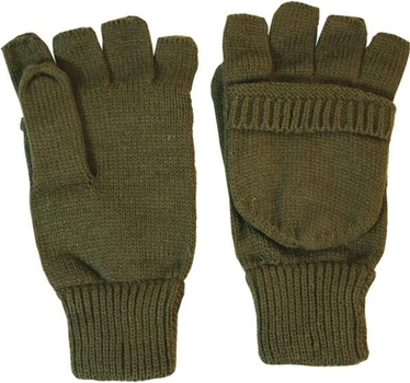Тактичні рукавички Kombat 2в1 Shooters Mitts Uni Оливкові (kb-shm-olgr)