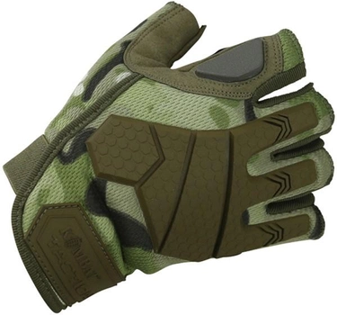 Тактичні рукавички Kombat Alpha Fingerless Tactical Gloves Мультикам S (kb-aftg-btp-s)