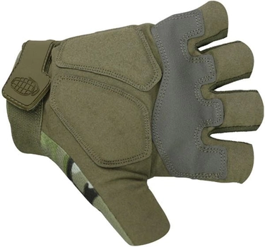 Тактичні рукавички Kombat Alpha Fingerless Tactical Gloves Мультикам S (kb-aftg-btp-s)