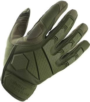 Тактичні рукавички Kombat Alpha Tactical Gloves Оливкові M (kb-atg-olgr-m)
