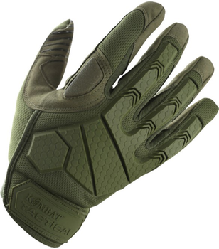 Тактичні рукавички Kombat Alpha Tactical Gloves Оливкові S (kb-atg-olgr-s)