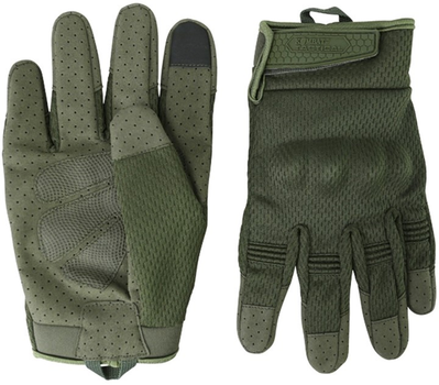 Тактичні рукавички Kombat Recon Tactical Gloves Оливкові S (kb-rtg-olgr-s)